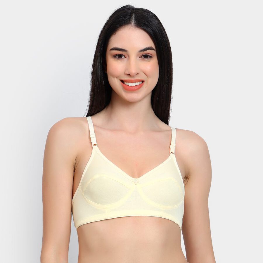 Ladies' Non-Padded Bra, पीला, large image number null